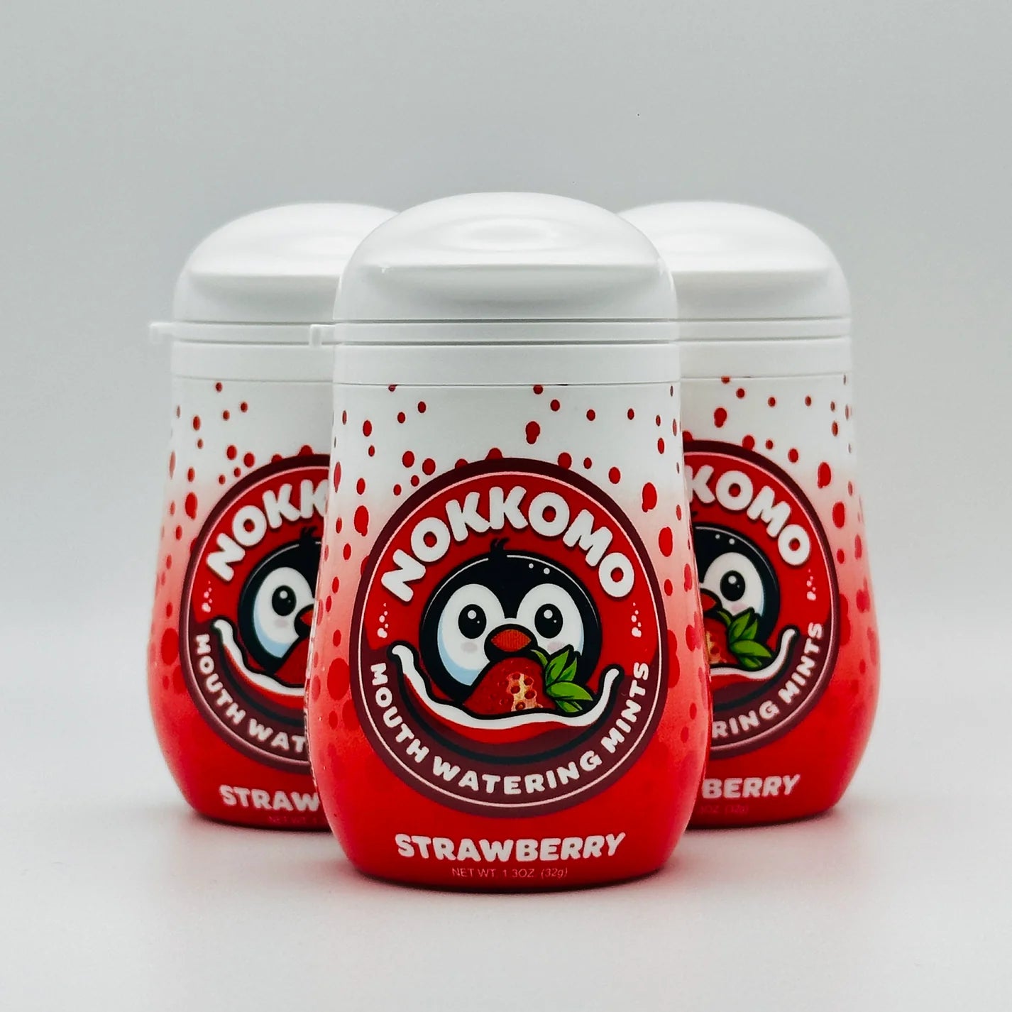Nokkomo Mints Watermelon Fizzy Mints for Cotton Mouth Relief