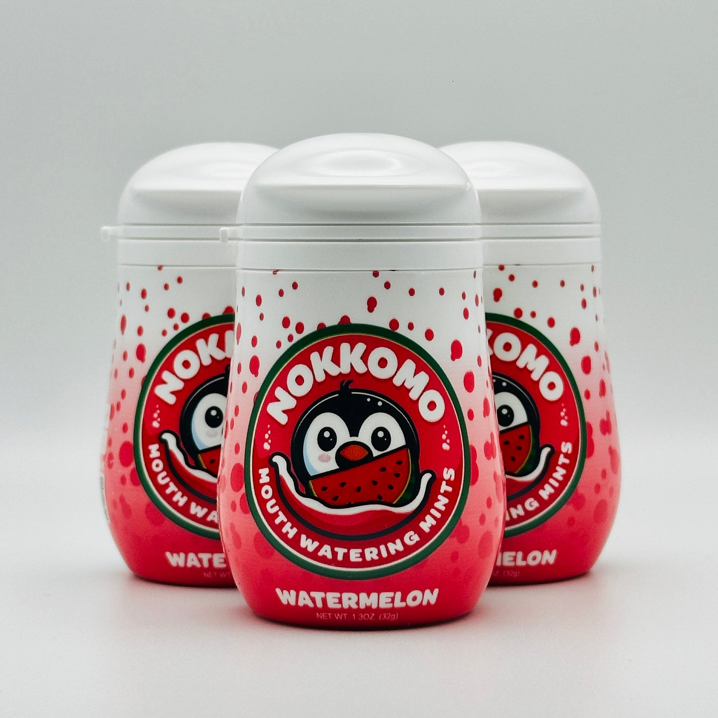 Nokkomo Mints Watermelon Fizzy Mints for Cottonmouth Relief