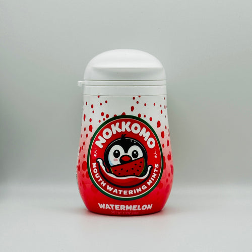 Nokkomo Mints Watermelon Fizzy Mints for Cottonmouth Relief