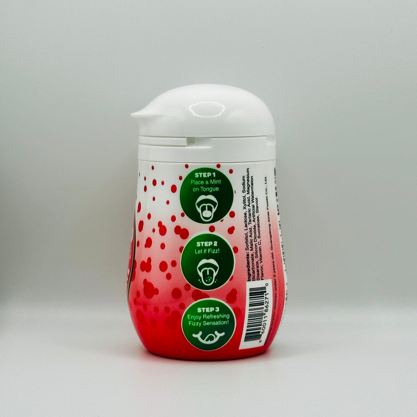 Nokkomo Mints Watermelon Fizzy Mints for Cottonmouth Relief