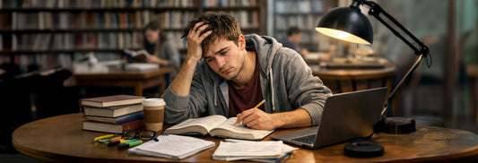 Student suffering from dry mouth