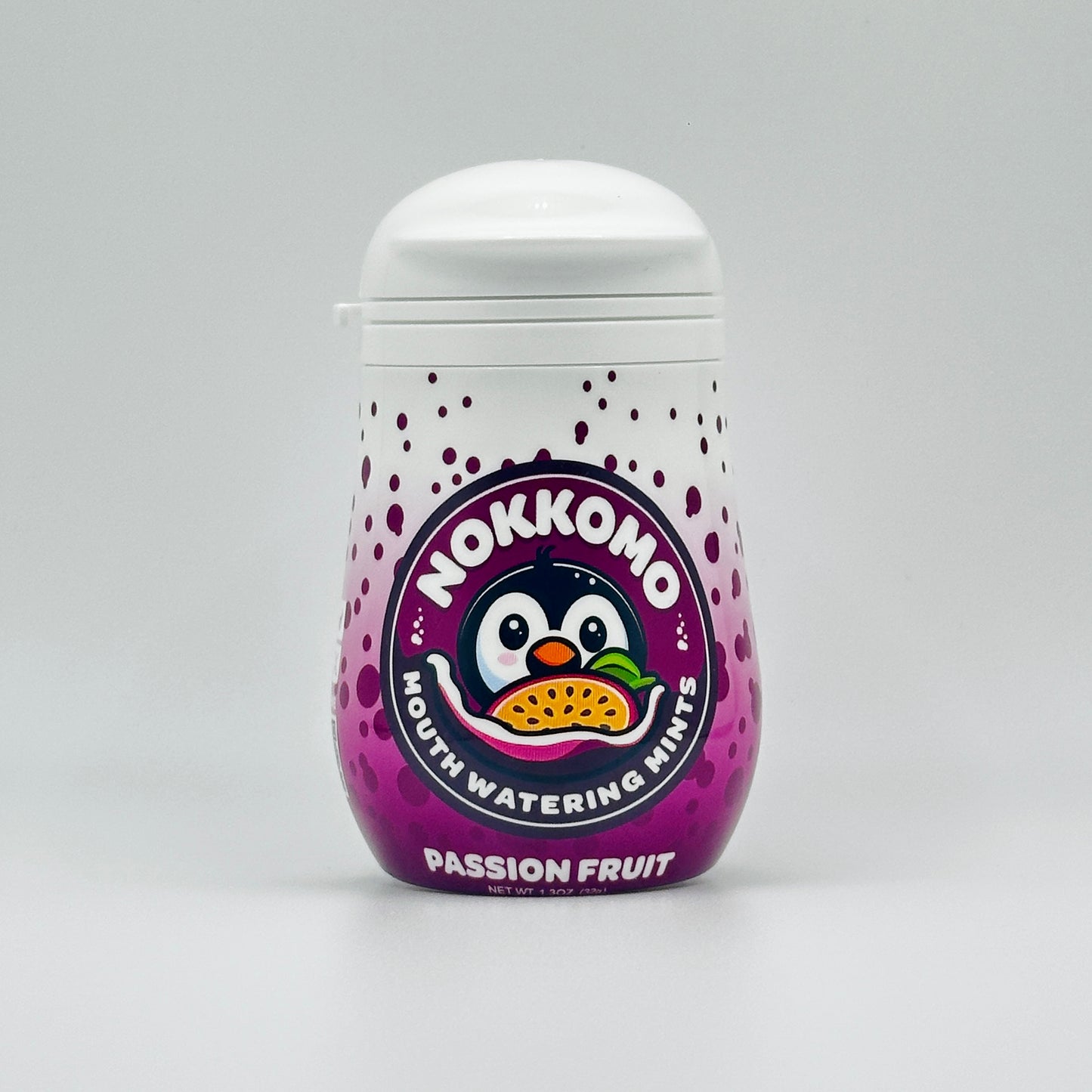 Nokkomo Mints Passion Fruit Fizzy Mints for Cottonmouth Relief