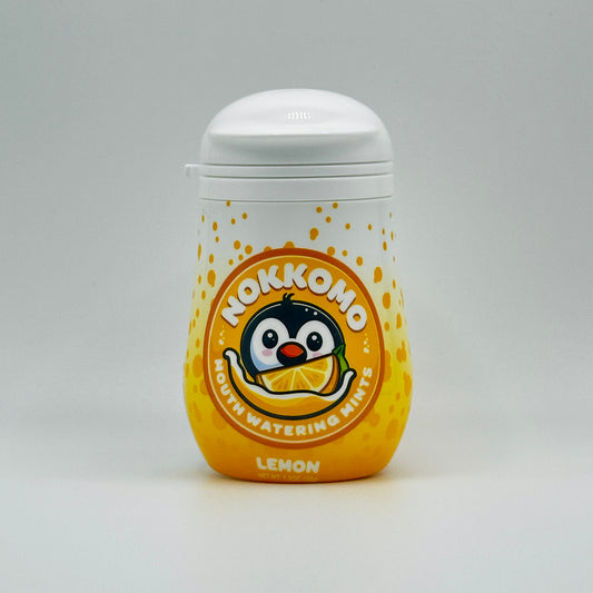 Nokkomo Mints Lemon Fizzy Mints for Cottonmouth Relief