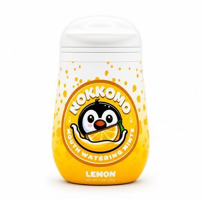 Nokkomo lemon mints for cotton mouth relief