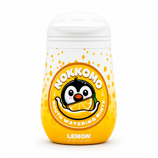 Nokkomo lemon mints for cotton mouth relief