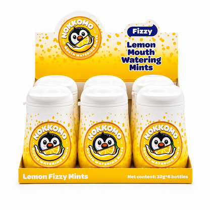 Nokkomo lemon mints for cotton mouth relief 6 Pack