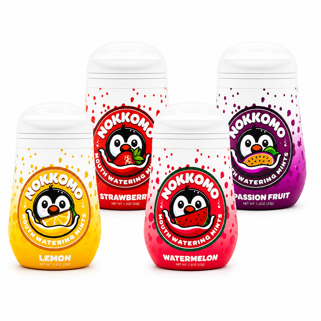 Nokkomo Mints Variety Pack for Dry Mouth & Cotton Mouth Relief | Sugar Free