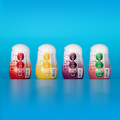 Four flavors of Nokkomo Mints for dry mouth relief
