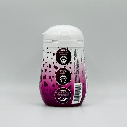Single Passion Fruit flavored Nokkomo Mints bottle for dry mouth relief and fresh breath in a portable container.